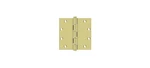Deltana DSB55B3 5" X Square Hinges, Ball Bearings Polished Brass Pair. Fixed Price $134.18.