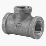 Anvil 8700121307 Malleable Iron Pipe Fitting, Reducing Tee, 3/4" X 1/2". Fixed Price $20.12.