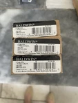 3PACK Baldwin 9BR7025-005 3.5" Polished Chrome Square Hinge. Fixed Price $25.00.
