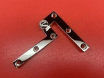 Pair Of Deltana PH60U14 4-3/8" X 5/8" 1-7/8" Hinges-polished Nickel. Fixed Price $84.00.