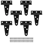 Murtenze 6PACK 2 Inch Black T-strap Shed Hinge,barn Door Hinges Heavy Duty Ga.... Fixed Price $9.80.