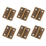 Mcredy Small Hinges For Wooden BOX,1 Mini With Inch, Brown. Fixed Price $11.88.