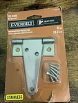 Everbilt Hinge Stainless Steel 4" 259759. Fixed Price $10.80.