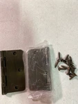 Deltana S35R4BB5 3.5" X Ball Bearing Hinge 1/4" Radius - Pair Antique Bra. Fixed Price $12.78.
