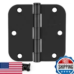 24-PACK 3.5" Black Hinges Interior Doors W/ Screws 5/8" Radius. Fixed Price $74.63.