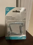 National N180-299 Angled Multifit 2-1/2" Pegboard Hooks Zinc Plated Steel 6 Pcs. Fixed Price $6.99.