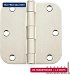Ravinte 48 Pack Satin Nickel Door Hinges 3.5"X Hardware Controls Round. Fixed Price $110.54.