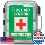 Large Wall Mountable & Portable First Aid Kit Cabinet For Business, Office, Scho. Fixed Price $94.74.