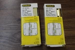 New 4 Pairs (8 Total) Stanley Satin Brass Finish 3 1/2" Door Hinges. Fixed Price $10.00.