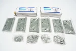 Lot Of 6 Life Security Ball Bearing Hinges 4-1/2" X Prime Coated BBPC4545. Fixed Price $33.24.