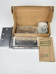 (3) Bommer Hinges Ball Bearing Square 4-1/2 Inch Mortise US26D BB5000-450-652. Fixed Price $15.78.