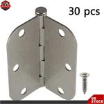 30 Pcs Satin Nickel Door Hinges 3.5*3.5IN 2.2MM 5/8" Radius Corners. Fixed Price $30.18.