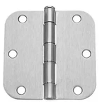 Dynasty Hardware 3-1/2" Door Hinges 5/8" Radius Corner, Satin Nickel (36 Pack). Fixed Price $69.95.