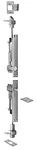 Rockwood 2845 US26D Combination Flush Bolt Set, For Metal Doors, 1 X 6-3/4,. Fixed Price $159.12.