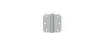 Deltana 3-1/2"L X 3-1/2"W 5/8" Radius Brushed Stainless Steel Door Hinge Pair. Fixed Price $30.61.
