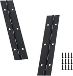 2PCS Black 6-INCH Heavy Duty Piano HINGE,2" Open Width 6"-2PACK,. Fixed Price $11.37.