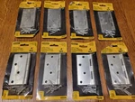 Lot Of (8) Stanley 75-1495, Hinges Zinc Plated. Fixed Price $24.99.