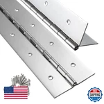 Pk 24"X2"X0.047" Heavy Duty 304 Stainless Steel Piano Hinge Screws. Fixed Price $53.43.