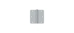 3-1/2" X 1/4" Radius Hinge, Residential Thickness Brushed Chrome. Fixed Price $10.50.