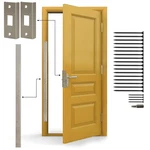 Door Armor Mini 3-PIECE Reinforcement Kit Jamb & Frame Securit. Fixed Price $97.18.