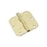 12PK Stanley National Round Corner 5/8" Bright Brass 3.5" Residential Door Hinge. Fixed Price $48.96.
