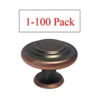 1-100 Pack Oil Rubbed Bronze Kitchen Cabinet Drawer Ring Knobs 1/4". Fixed Price $24.00.