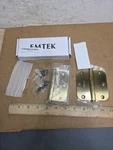 2 Emtek 96133US Radius Corners Residential Plain Bearing Hinges French Antique. Fixed Price $34.00.
