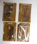 Vtg Amerock Colonial Set Of 4 Antique Hammered Copper T-1616 Hinges Pairs. Fixed Price $29.99.