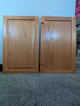 Solid Oak Cabinet Door 28 X 17 Raised Panel Kitchen Replacement. Fixed Price $39.99.