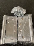 Deltana S44HD26D Satin Chrome 4X4" Square Corner Mortise Hinge Pair. Fixed Price $14.99.