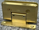 Crl Cologne Series Wall Mount 'h' Back Plate Hinge Satin Brass C0L037SB 4". Fixed Price $24.99.