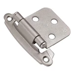 Hinge Flush Surface Frame Self-close Satin Nickel Finish (1 Set Of Pair). Fixed Price $11.70.