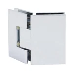 Polished Chrome Vienna 135 Degree Glass To With Offset Hinge. Fixed Price $172.48.
