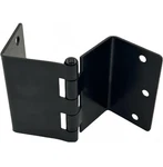 Cosmas Matte Black Swing Clear Handicap Door Hinge 3.5" Inch With 1/4" Radius. Fixed Price $10.00.