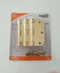 National 3-1/2 In. X 5/8 Radius Satin Brass Door Hinge (3-PACK) N830-334. Fixed Price $27.42.