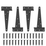 Sumbin 8 Inch Black Tstrap Shed Hinges, Heavy Duty Gate For Barn.... Fixed Price $40.81.