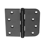 Door Hinge 4" With 5/8" Straight Corner Radius Multi Pack Orb/satin Nickel/black. Fixed Price $39.99.