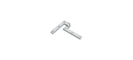 Deltana PH60U26 4-3/8" X 5/8" 1-7/8" Hinge Polished Chrome Pair. Fixed Price $154.13.