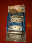 National Hardware N115-055 V125 Adjustable Spring Hinges 3" New Opened Package. Fixed Price $7.90.