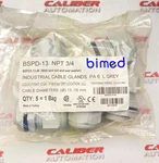 Bimed BSPD-13 Npt 3/4 Industrial Cable Glands PA6 L.grey (pack Of 5) (new). Fixed Price $5.00.