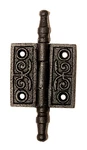 2 Surface Door Hinges Renovators Supply #15783 Victorian Wrought Iron. Fixed Price $17.00.