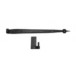 Black Lift Off Pintle 24.5" Wrought Iron Reversible Hinges. Fixed Price $104.99.