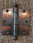 Antique 3 1/2" X Stanley Ball Tip Door Hinge Original Steel Hardware. Fixed Price $17.00.