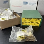 6X Vintage Stanley Cafe Door Pivot Hinges Satin Brass 4550-04-633. Fixed Price $19.99.