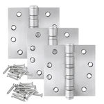 4" Stainless Steel Door Hinges, Heavy Duty X Inch Ball Bearing Non Remova.... Fixed Price $60.71.