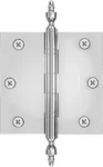 Finsbury Hardware Solid Brass Urn Tip Bearing Door Hinges Heavy Duty. Fixed Price $14.99.