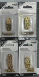 4-PACK Lot (8 Hinges) National Hardware Bright Brass Decorative Mini N211-862. Fixed Price $15.52.