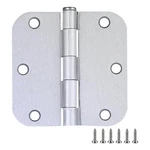 Design House Stainless Steel Door HINGE-3 1/2 In. 5/8 RADIUS-NICKEL-6 Pack. Fixed Price $33.44.