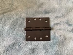 Baldwin 1041.190.I Satin Black X Square Corner Brass Ball Bearing Hinge. Fixed Price $17.95.