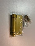 Emtek 95024US4 Satin Brass Spring Hinge Pair, 4"X4" With 1/4" Radius Corners. Fixed Price $33.07.